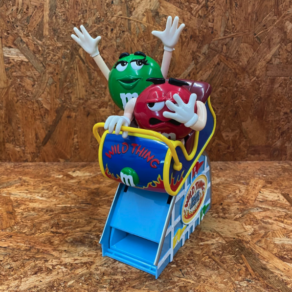 ビンテージ m&m's キャンディディスペンサー アメフト M&M's ディスペンサー レッド アメリカンフットボール