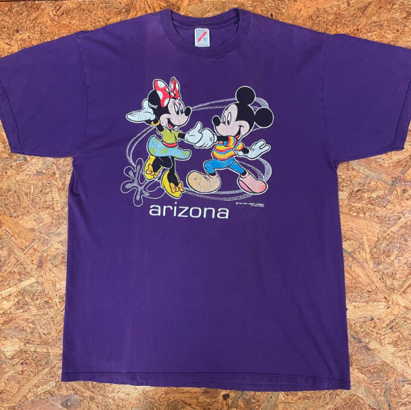 年末のプロモーション '80s USA製 JERZEES XL プリントTシャツ ミニー ミッキー トップス