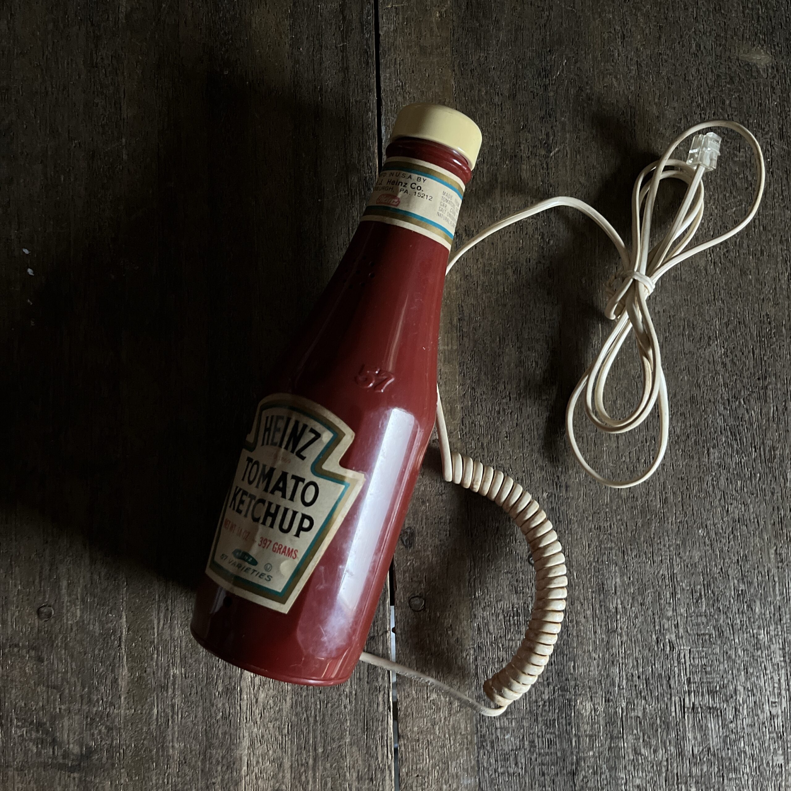 HEINZ ハインツ トマトケチャップ 1980年代 電話機 ヴィンテージ 展示