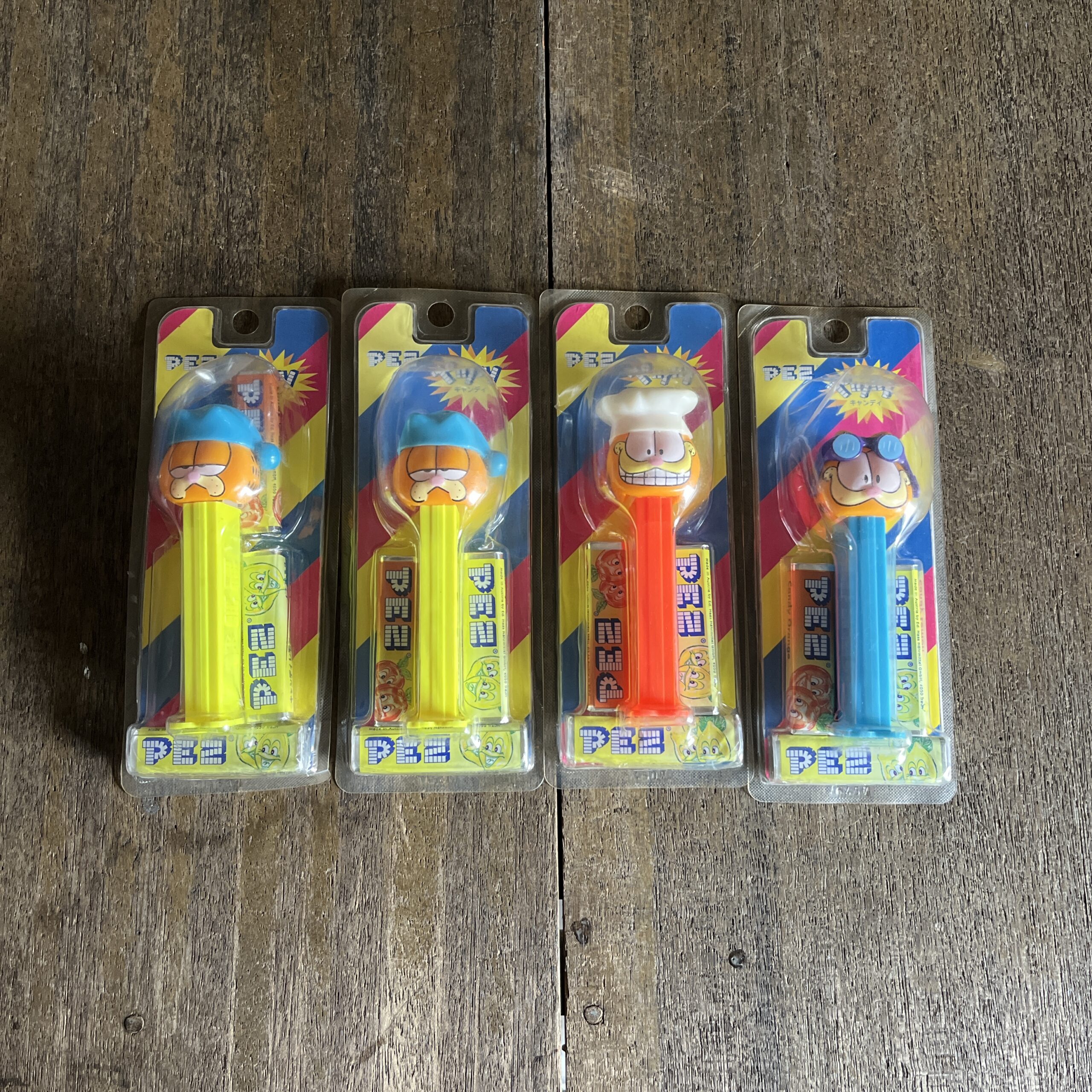 PEZ ペッツ デッドストック Garfield ガーフィールド 4個セット | 古着
