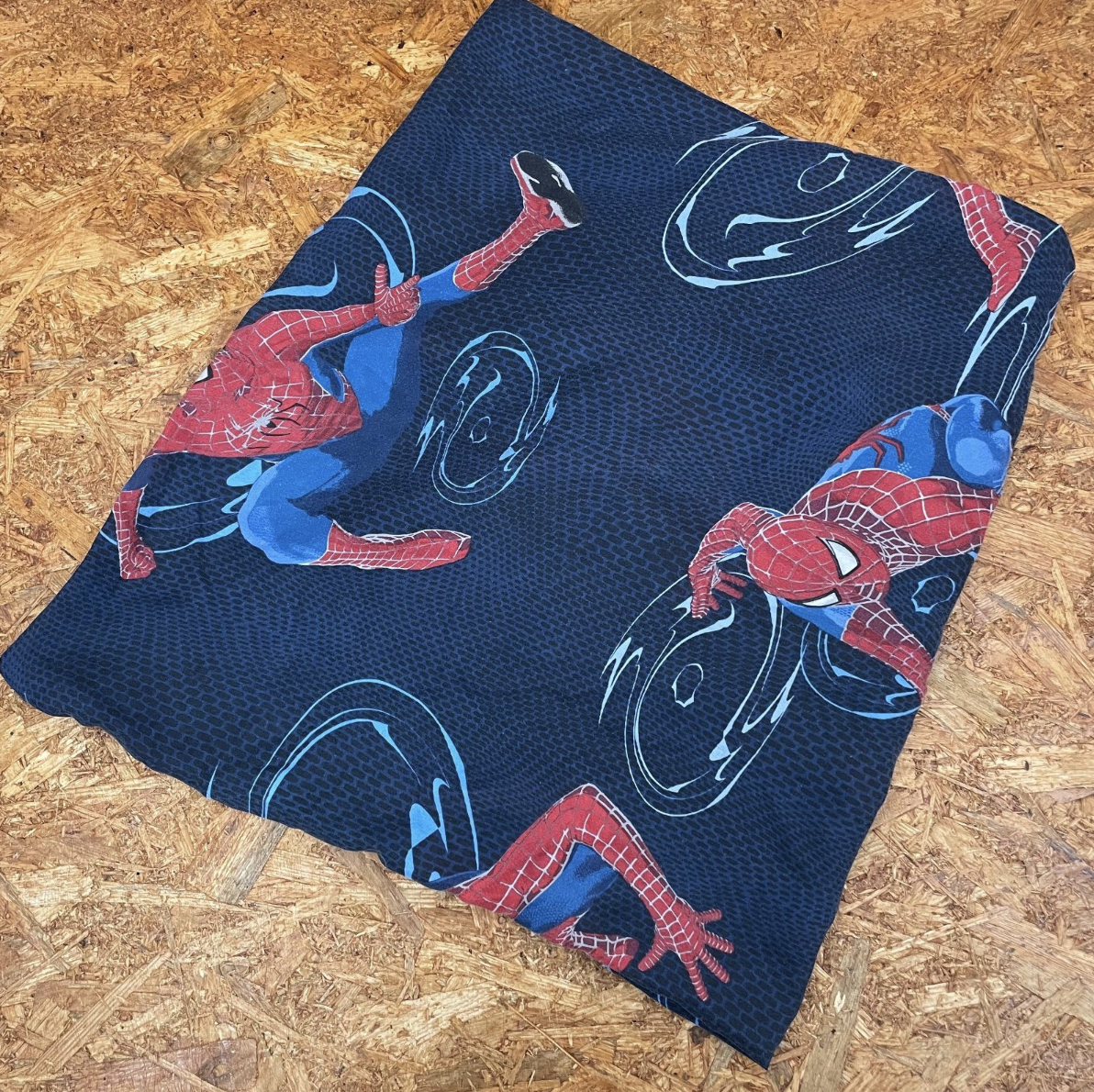 1】USA製 SPIDER-MAN ボックスシーツ ベッドシーツ 布団カバー